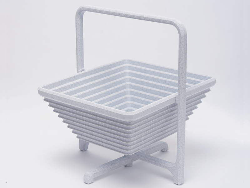 Objeto 3D impresso com o filamento PLA Marble da R3D